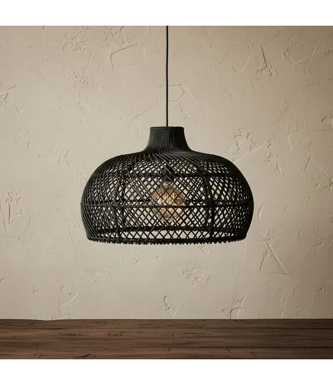 Raw materials Maze hanglamp zwart large