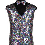 Party Planet Pailletten Herenvest