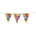 Party Planet Vlaggenlijn ’7’ jaar (10m)