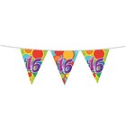 Party Planet Vlaggenlijn ’16’ jaar (10m)