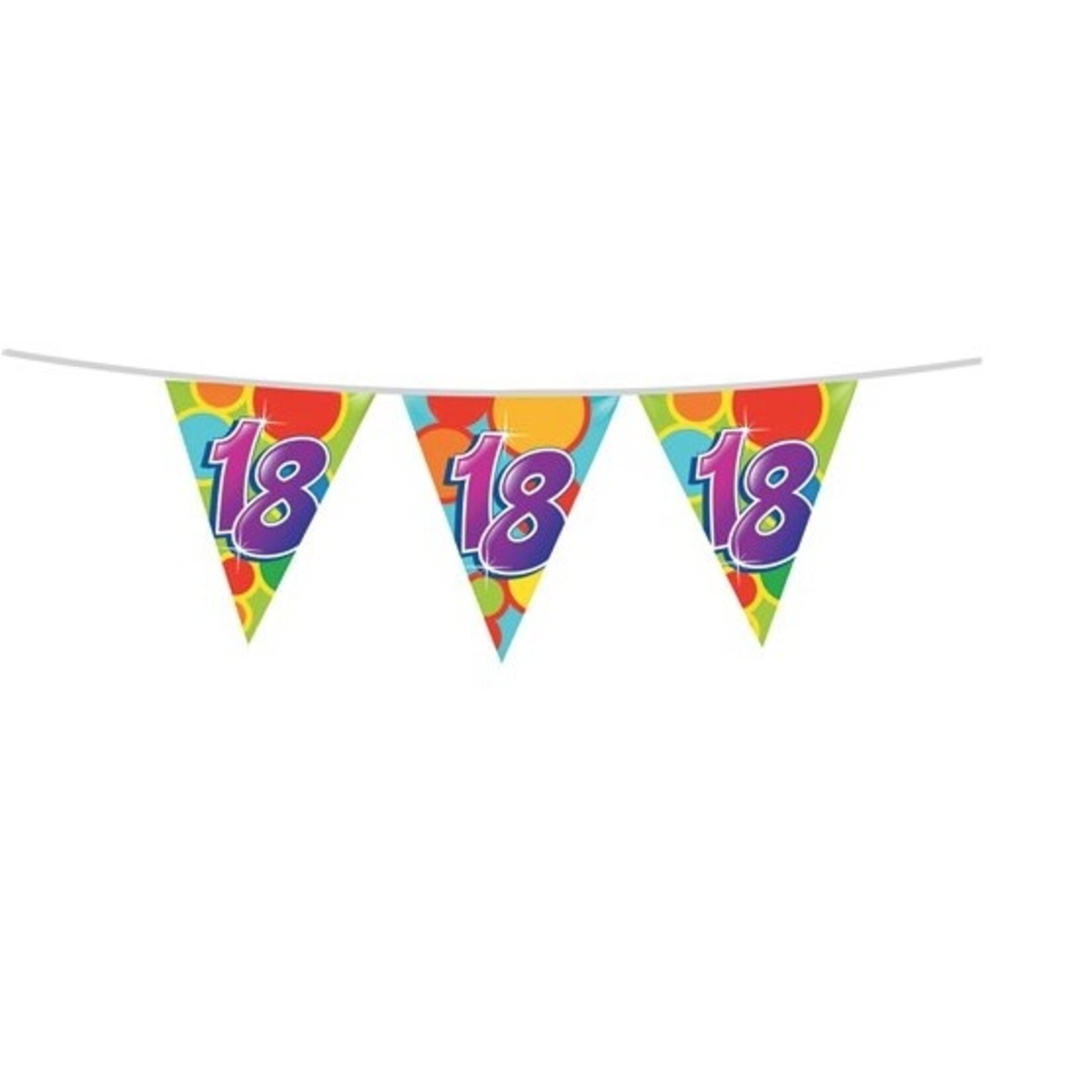 Party Planet Vlaggenlijn ’18’ jaar (10m)