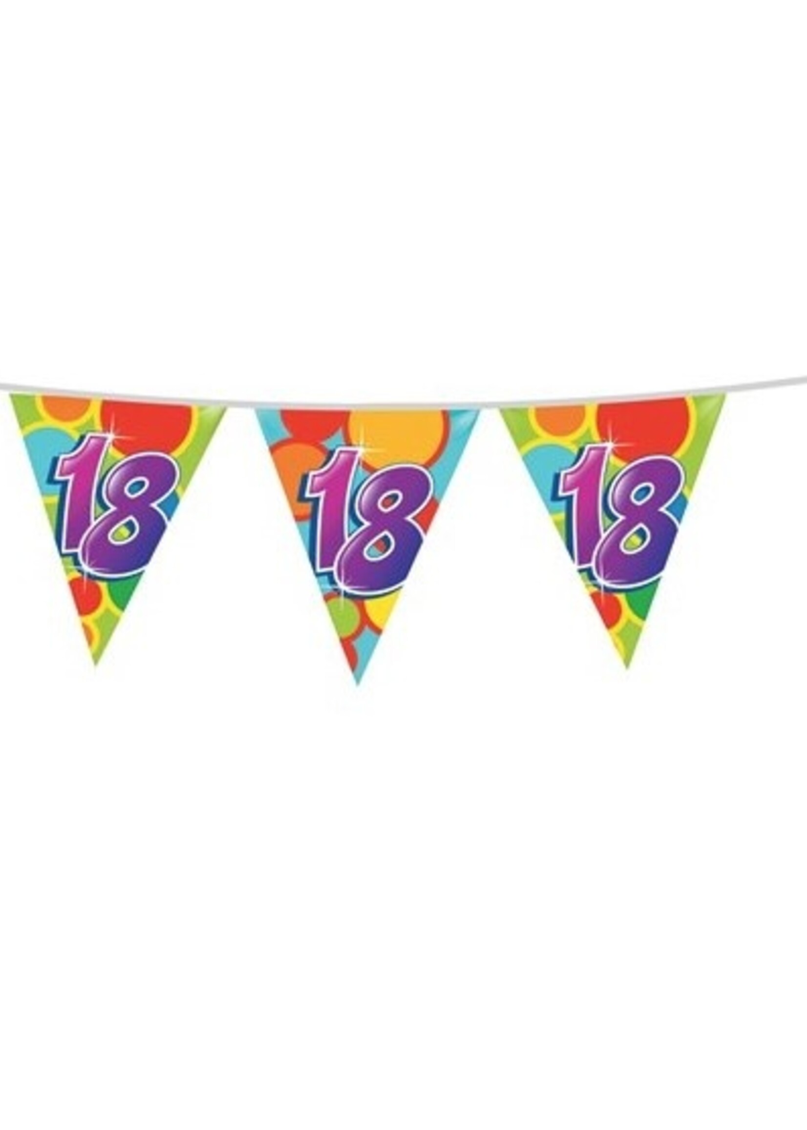 Party Planet Vlaggenlijn ’18’ jaar (10m)