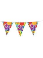 Party Planet Vlaggenlijn ’21’ jaar (10m)