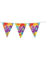 Party Planet Vlaggenlijn ’30’ jaar (10m)