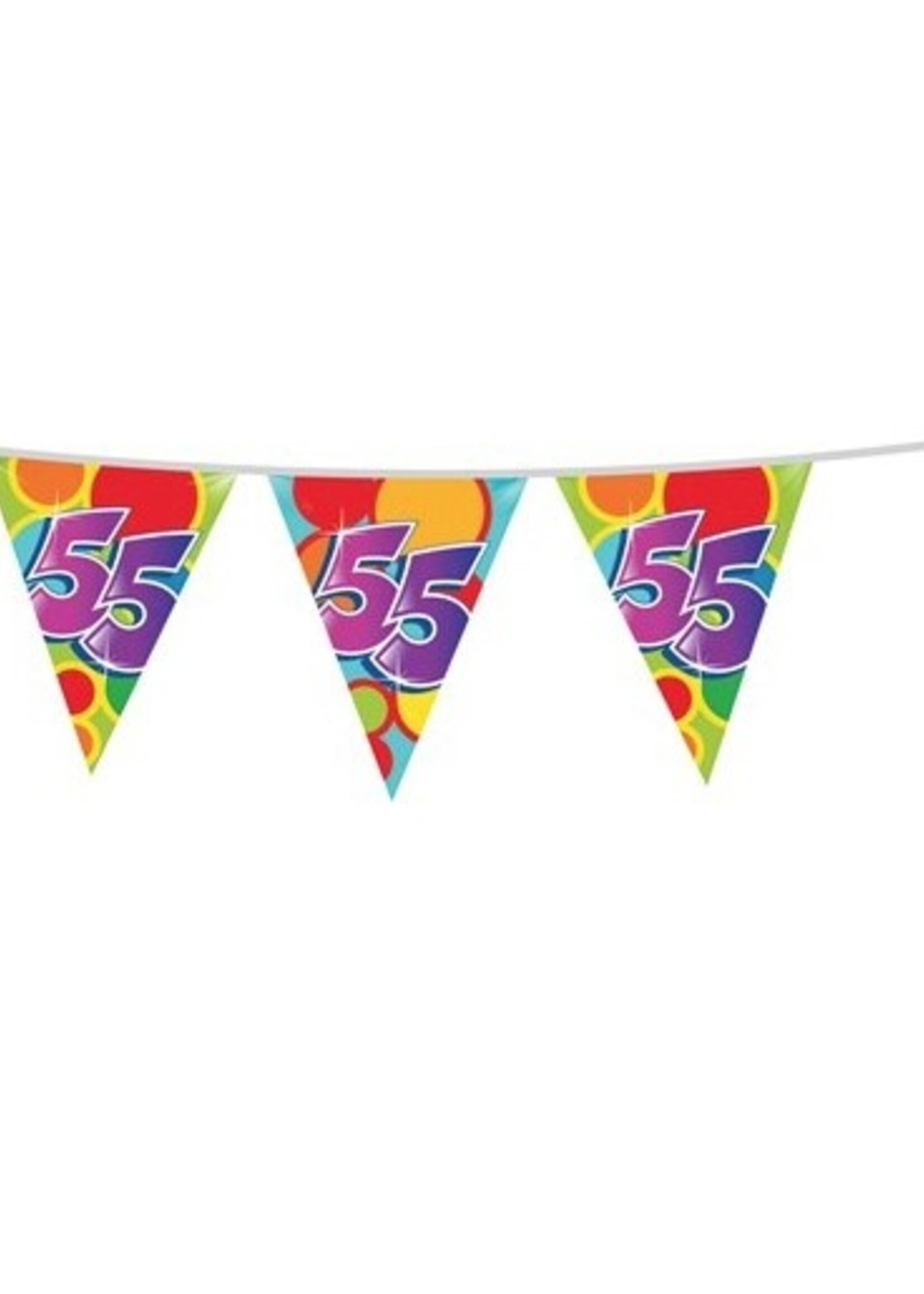 Party Planet Vlaggenlijn ’55’ jaar (10m)