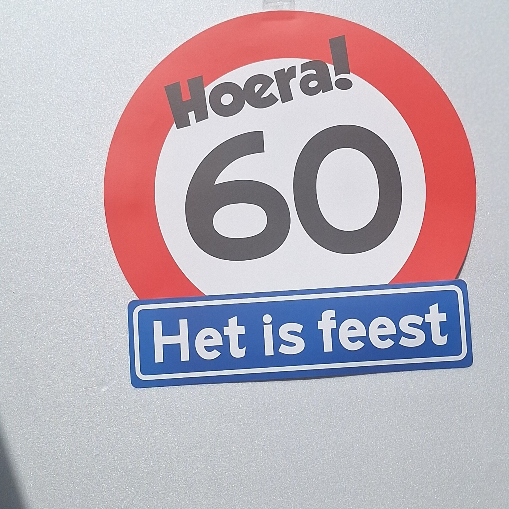 Party Planet Huldeschild 60 jaar