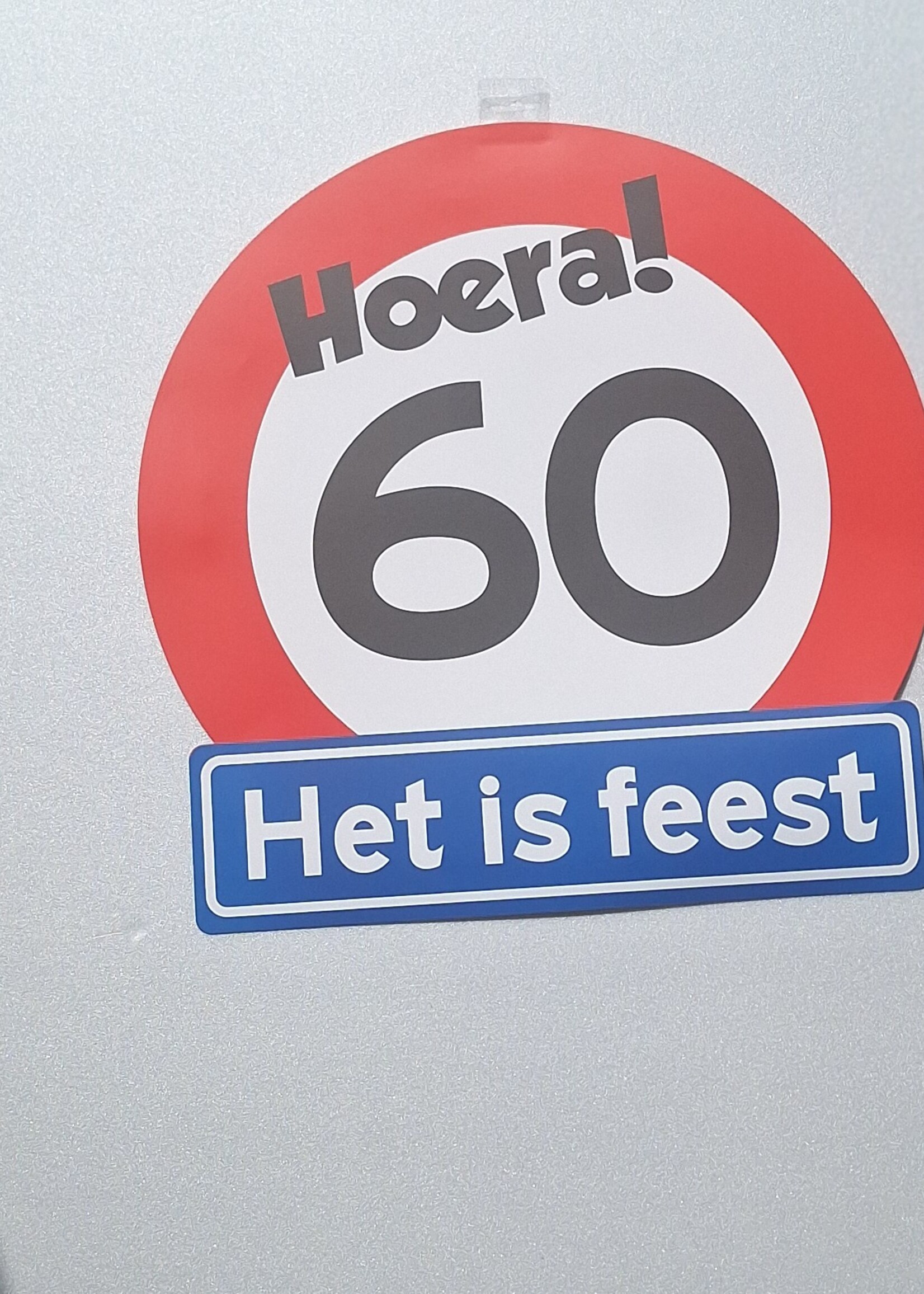 Party Planet Huldeschild 60 jaar