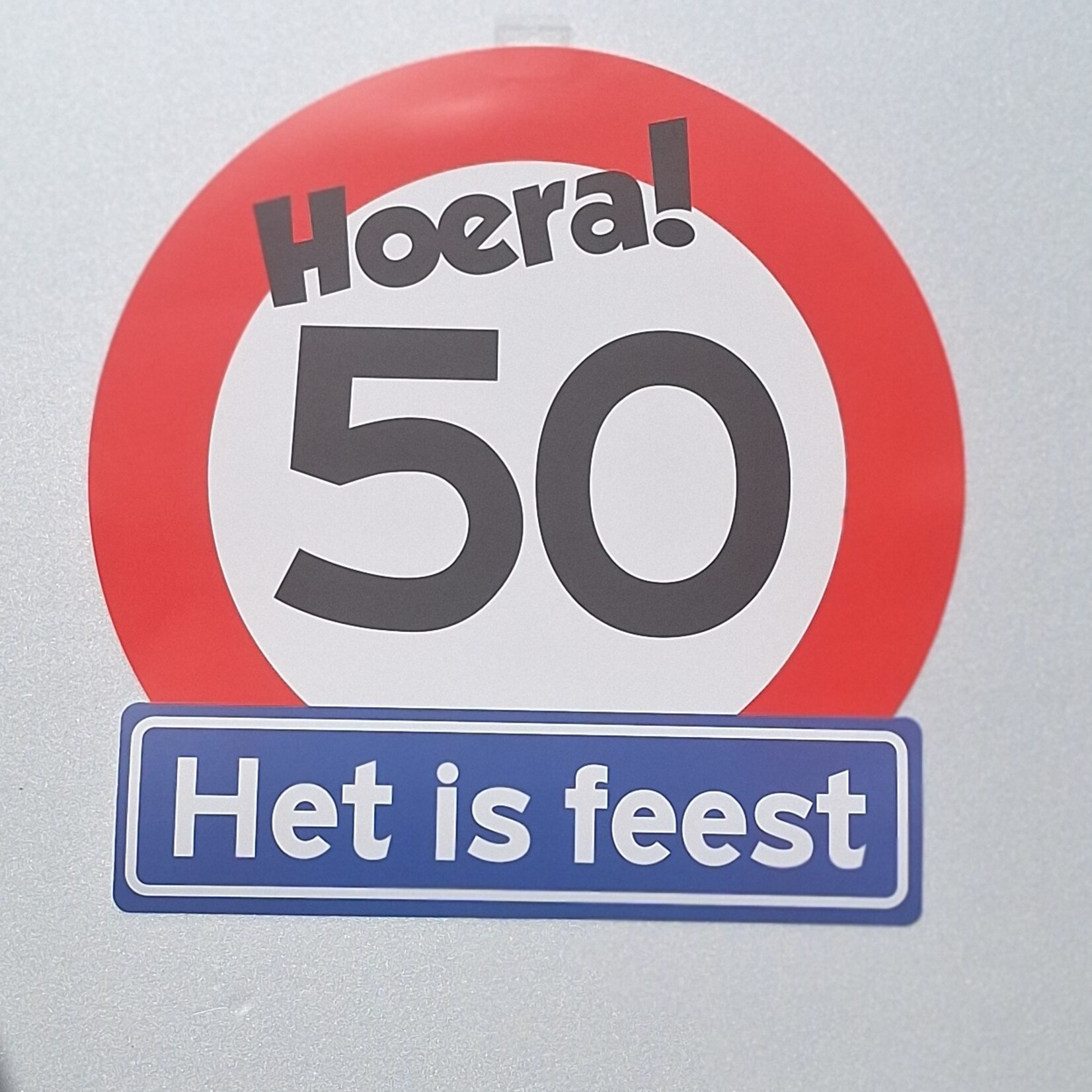 Party Planet Huldeschild 50 jaar