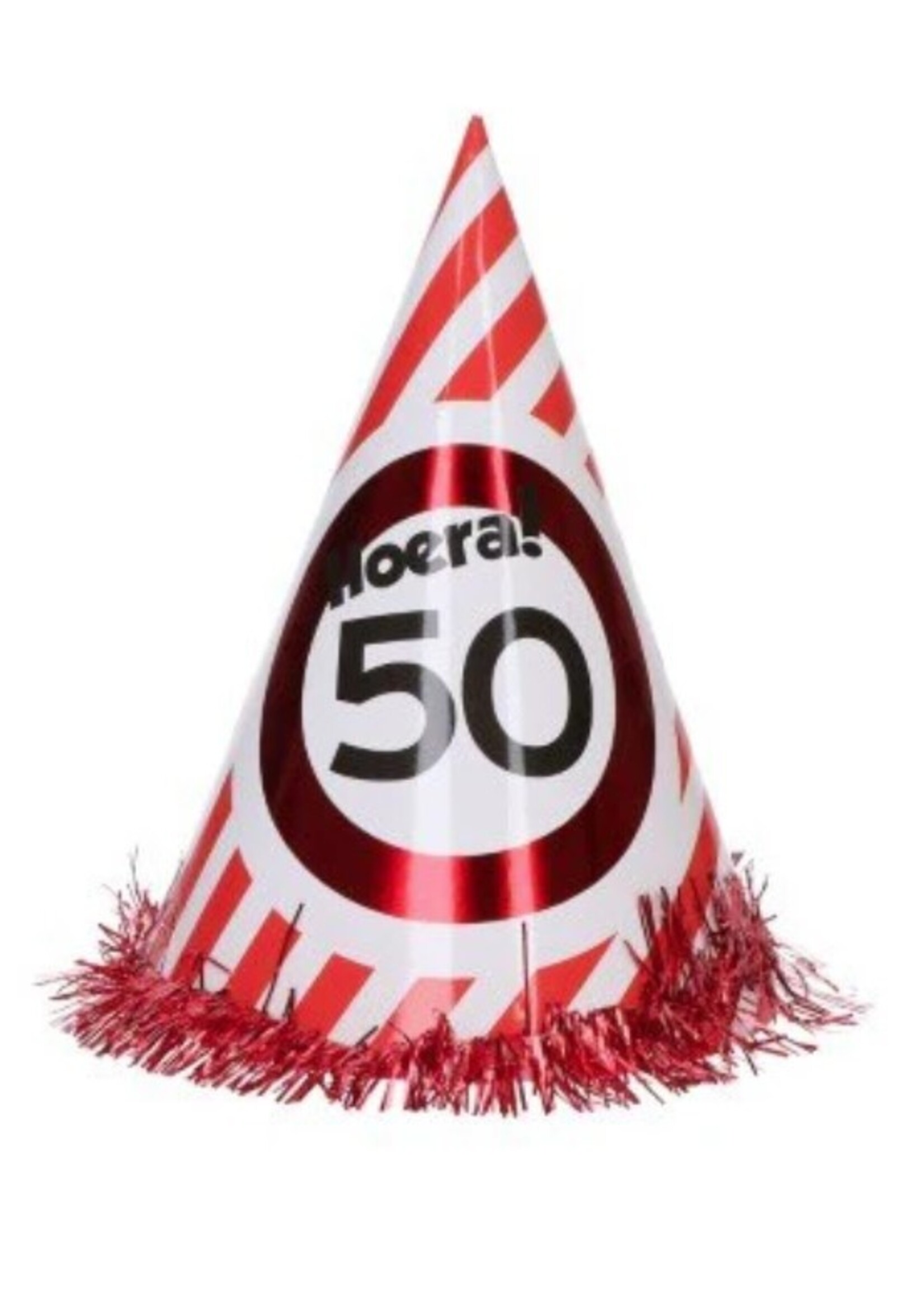 Party Planet Feesthoed Hoera! 50