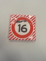 Party Planet Servetten Hoera! 16