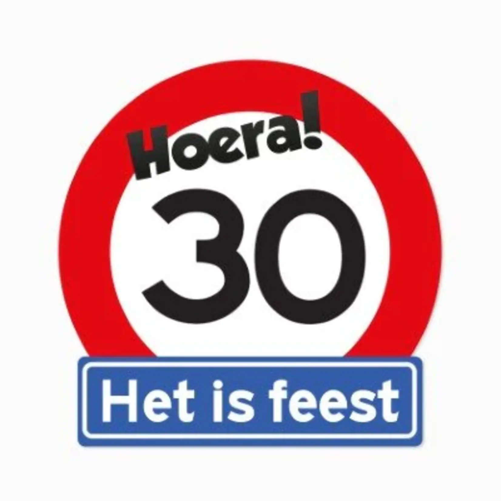 Party Planet Huldeschild 30 jaar