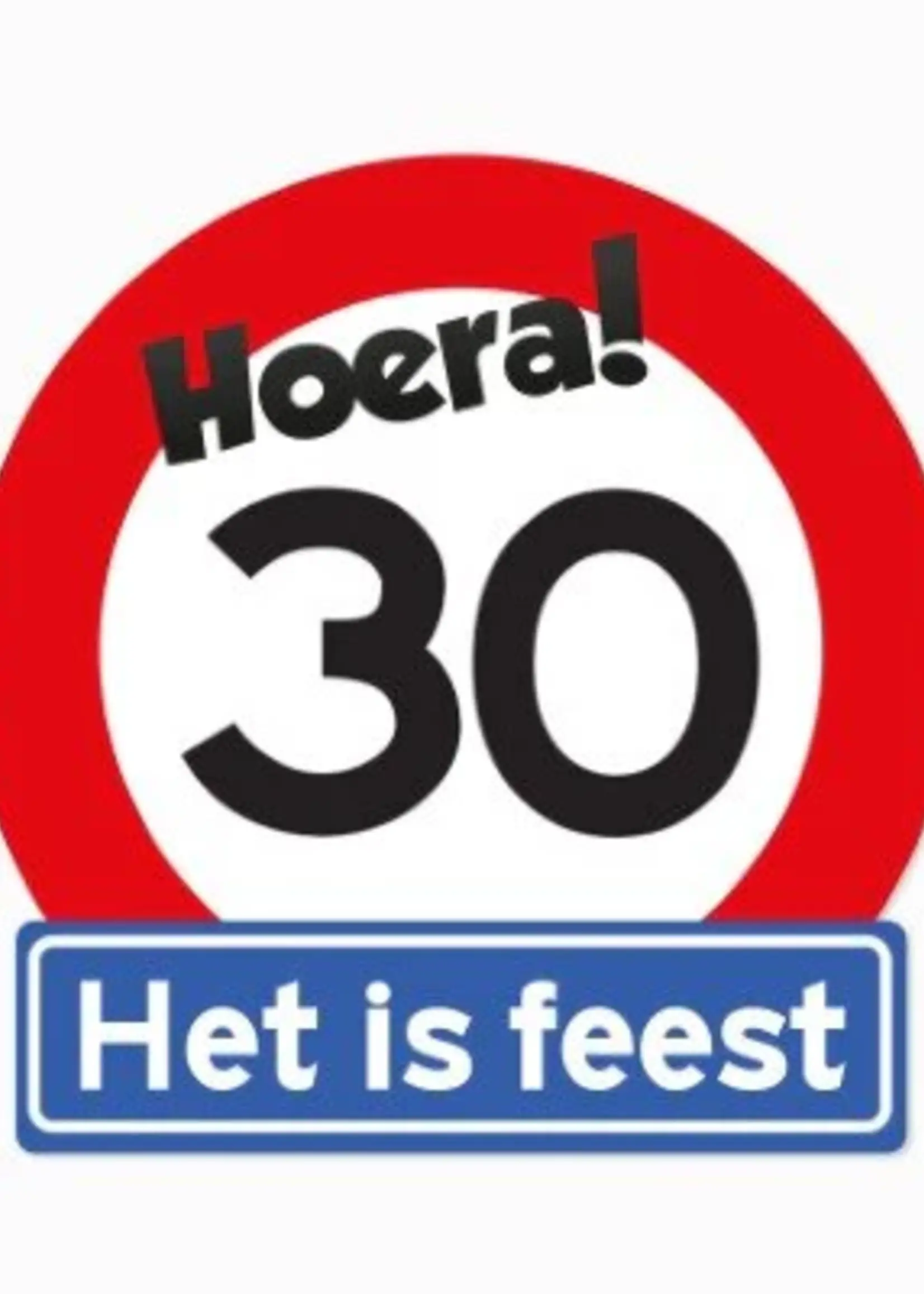 Party Planet Huldeschild 30 jaar
