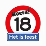 Party Planet Huldeschild 18 jaar