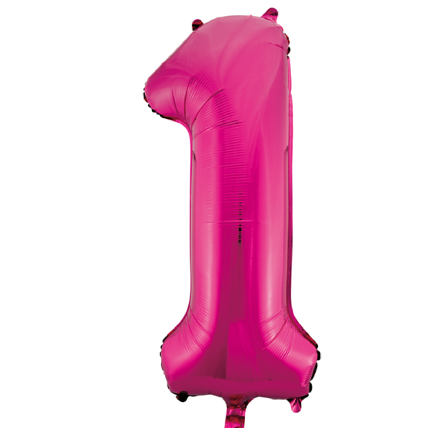 Party Planet Folieballon 34″ no. 1 satin hotpink