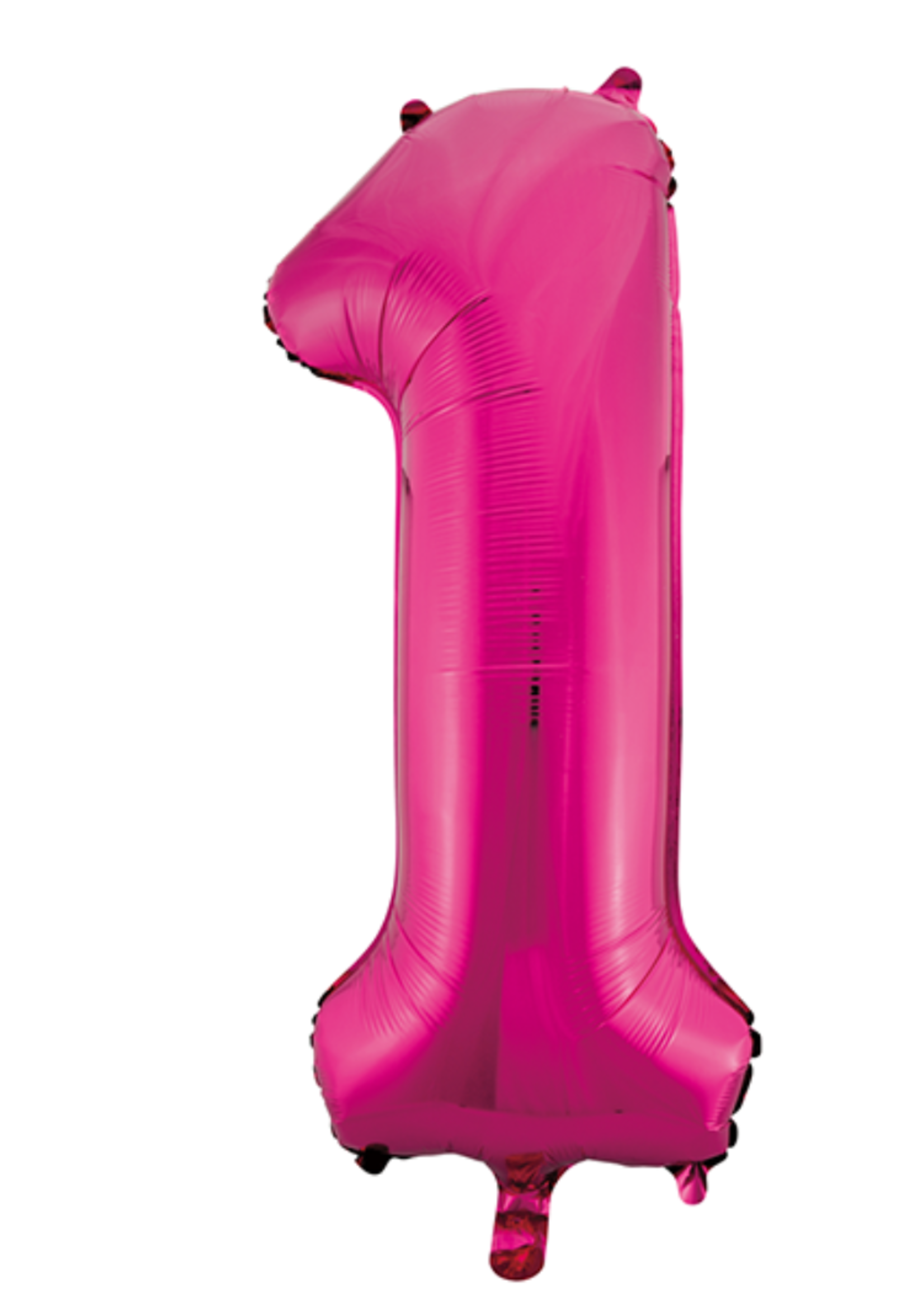 Party Planet Folieballon 34″ no. 1 satin hotpink