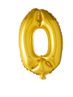 Party Planet Folieballon 34″ nr. 0 goud