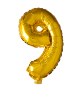 Party Planet Folieballon 34″ nr. 9 goud