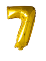 Party Planet Folieballon 34″ nr. 7 goud