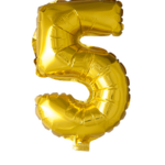 Party Planet Folieballon 34″ nr.  5 goud