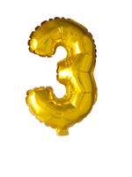 Party Planet Folieballon 34″ nr.  3 goud