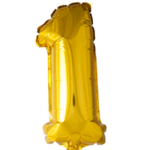 Party Planet Folieballon 34″ nr.  1 goud