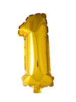 Party Planet Folieballon 34″ nr.  1 goud