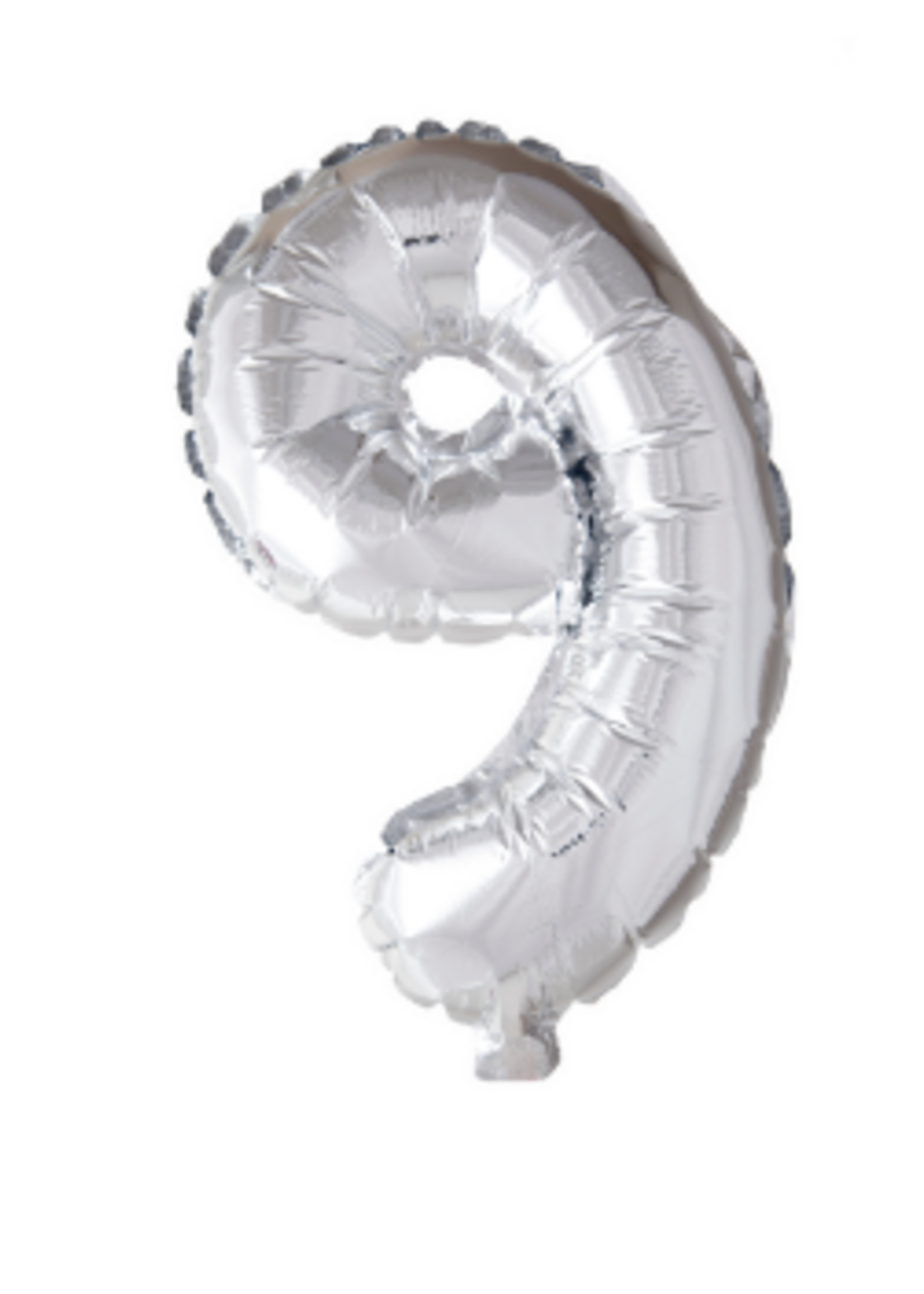 Party Planet Folieballon 34" nr. 9 zilver