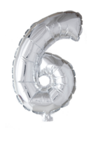 Party Planet Folieballon  34" nr. 6 zilver