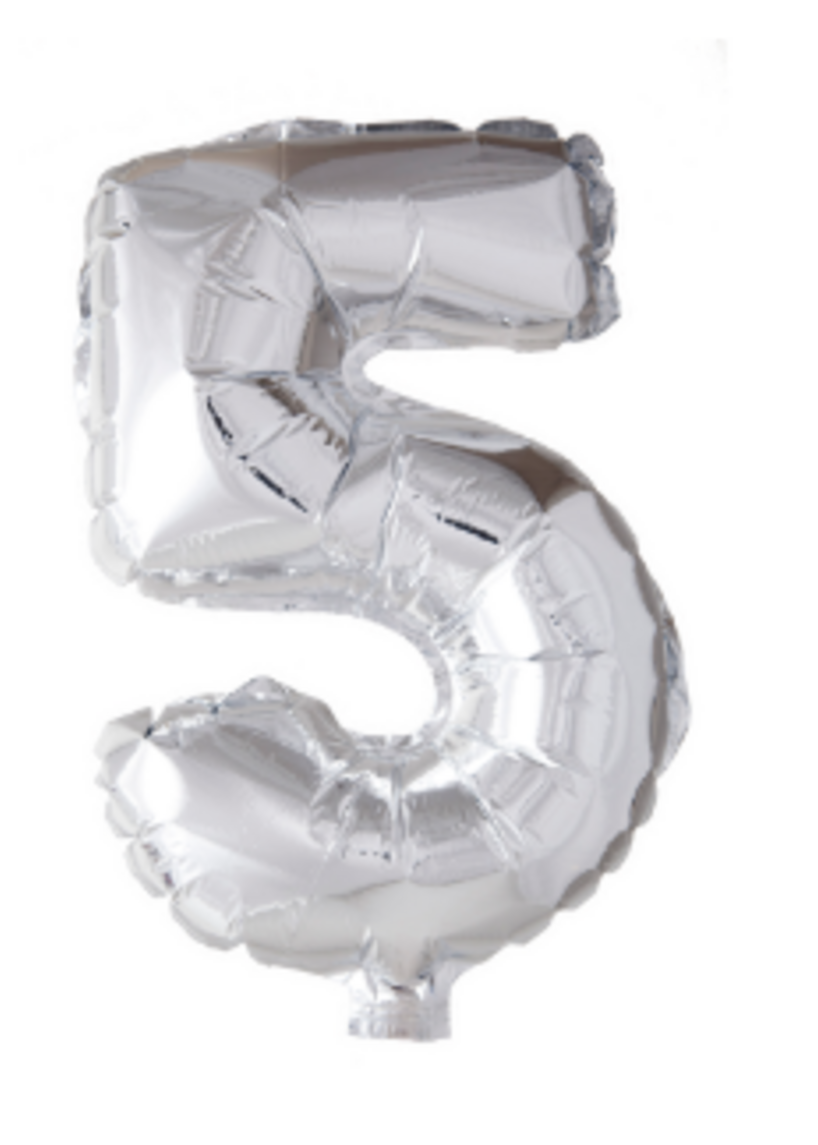 Party Planet Folieballon 34" nr. 5 zilver