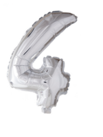 Party Planet Folieballon  34" nr. 4 zilver