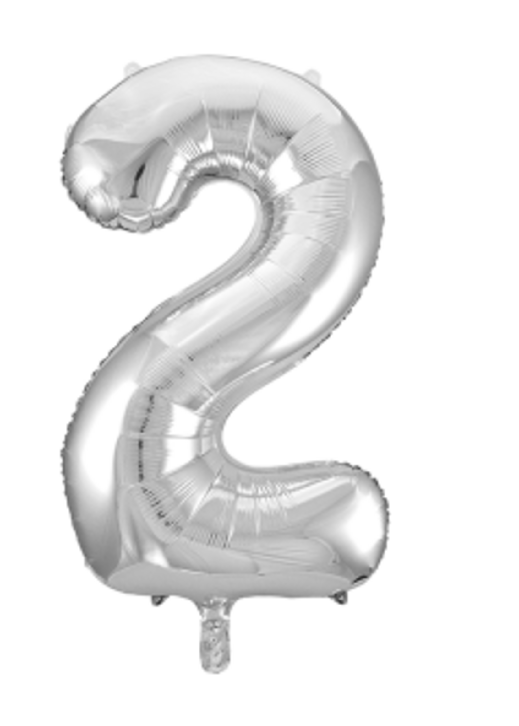 Party Planet Folieballon 34" nr. 2 zilver