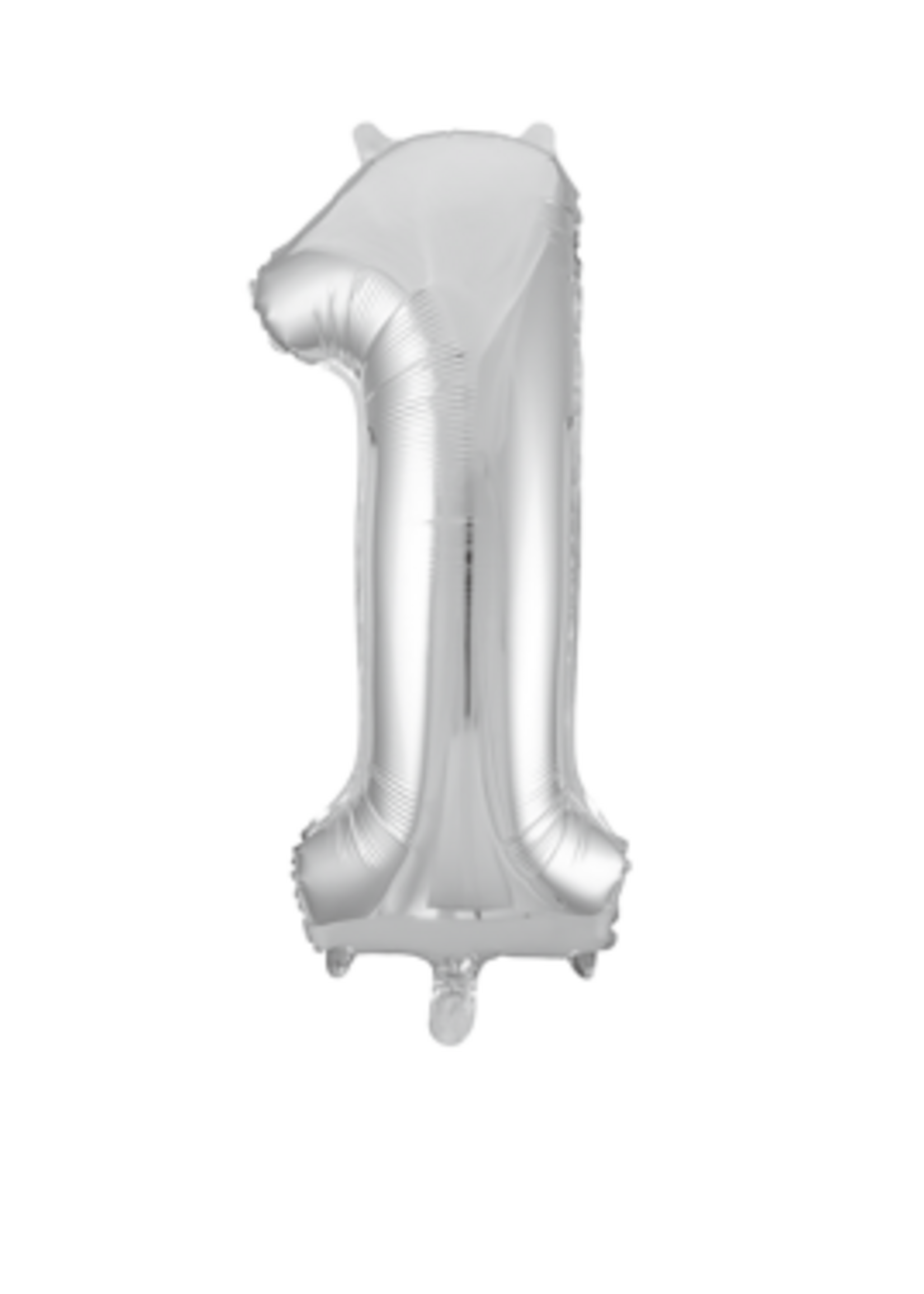 Party Planet Folieballon 34" nr. 1 zilver