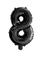 Party Planet Folieballon 34″ nr. 8 zwart