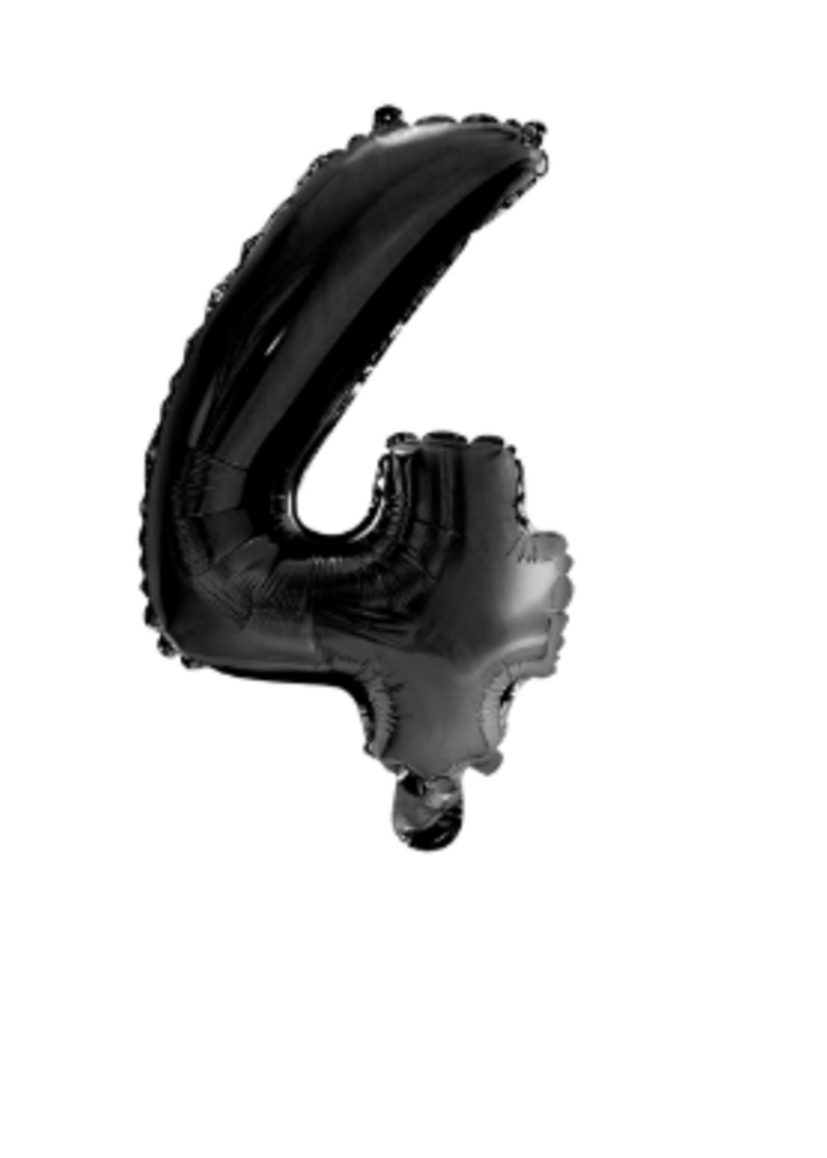 Party Planet Folieballon 34″ nr. 4 zwart