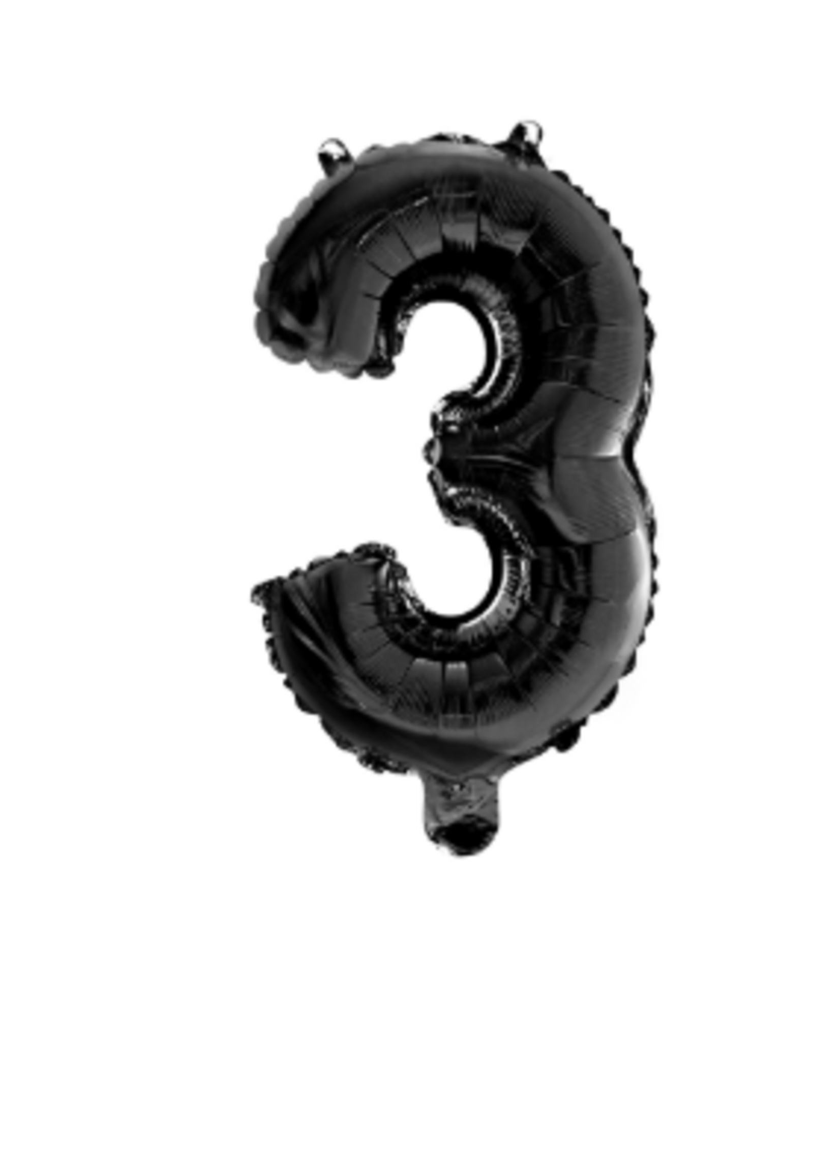 Party Planet Folieballon 34″ nr. 3 zwart