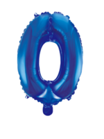 Party Planet Folieballon 34″ nr. 0 blauw