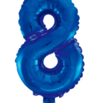 Party Planet Folieballon 34″ nr. 8 blauw