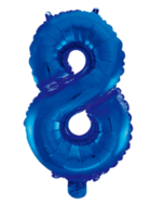 Party Planet Folieballon 34″ nr. 8 blauw