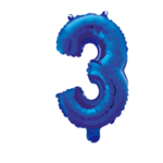 Party Planet Folieballon 34″ nr. 3 blauw