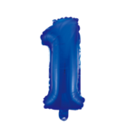 Party Planet Folieballon 34″ nr. 1 blauw