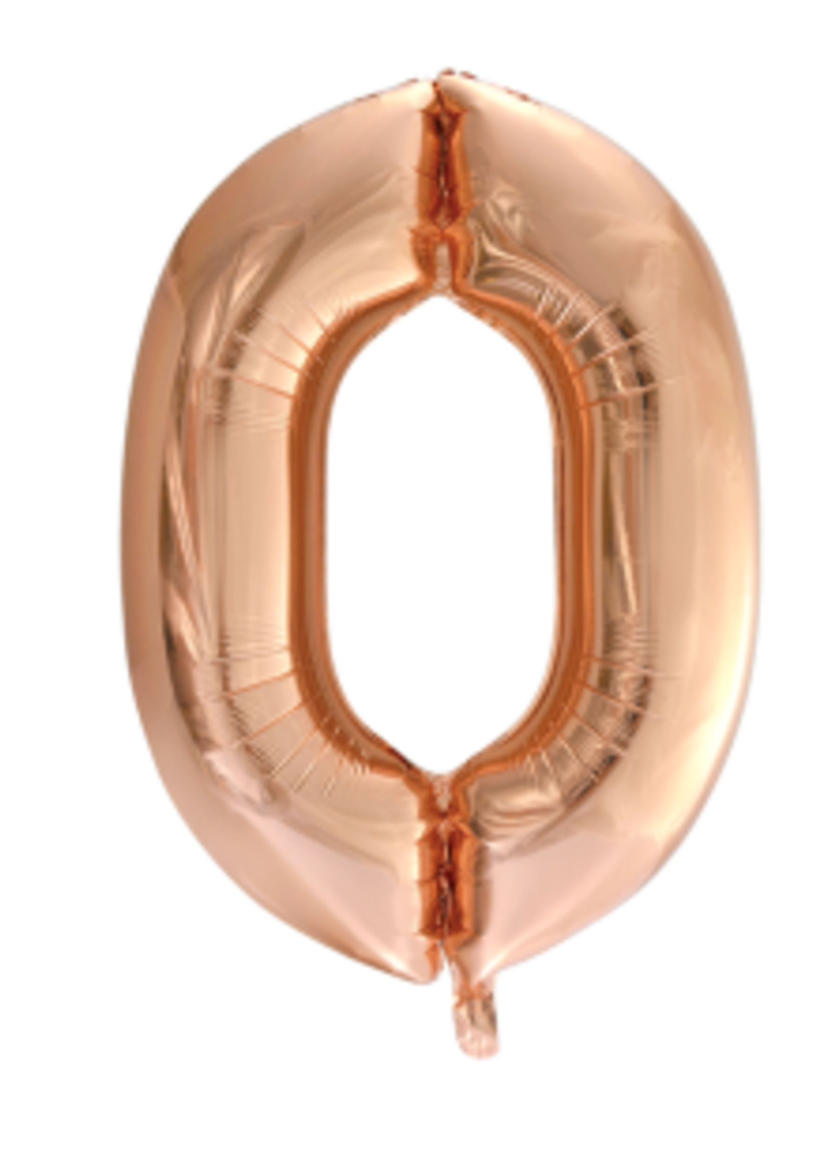 Party Planet Folieballon 34″ nr. 0 roségoud