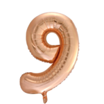 Party Planet Folieballon 34″ nr. 9 roségoud