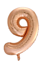 Party Planet Folieballon 34″ nr. 9 roségoud