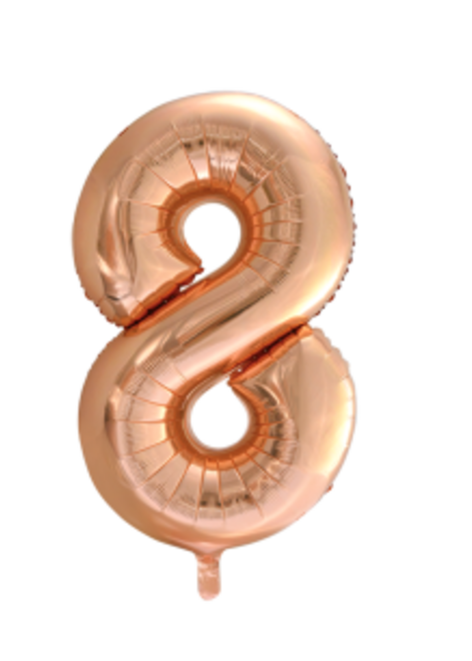 Party Planet Folieballon 34″ nr. 8 roségoud