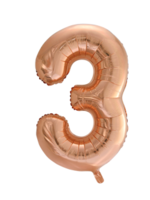 Party Planet Folieballon 34″ nr. 3 roségoud