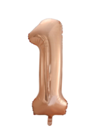 Party Planet Folieballon 34″ nr. 1 roségoud