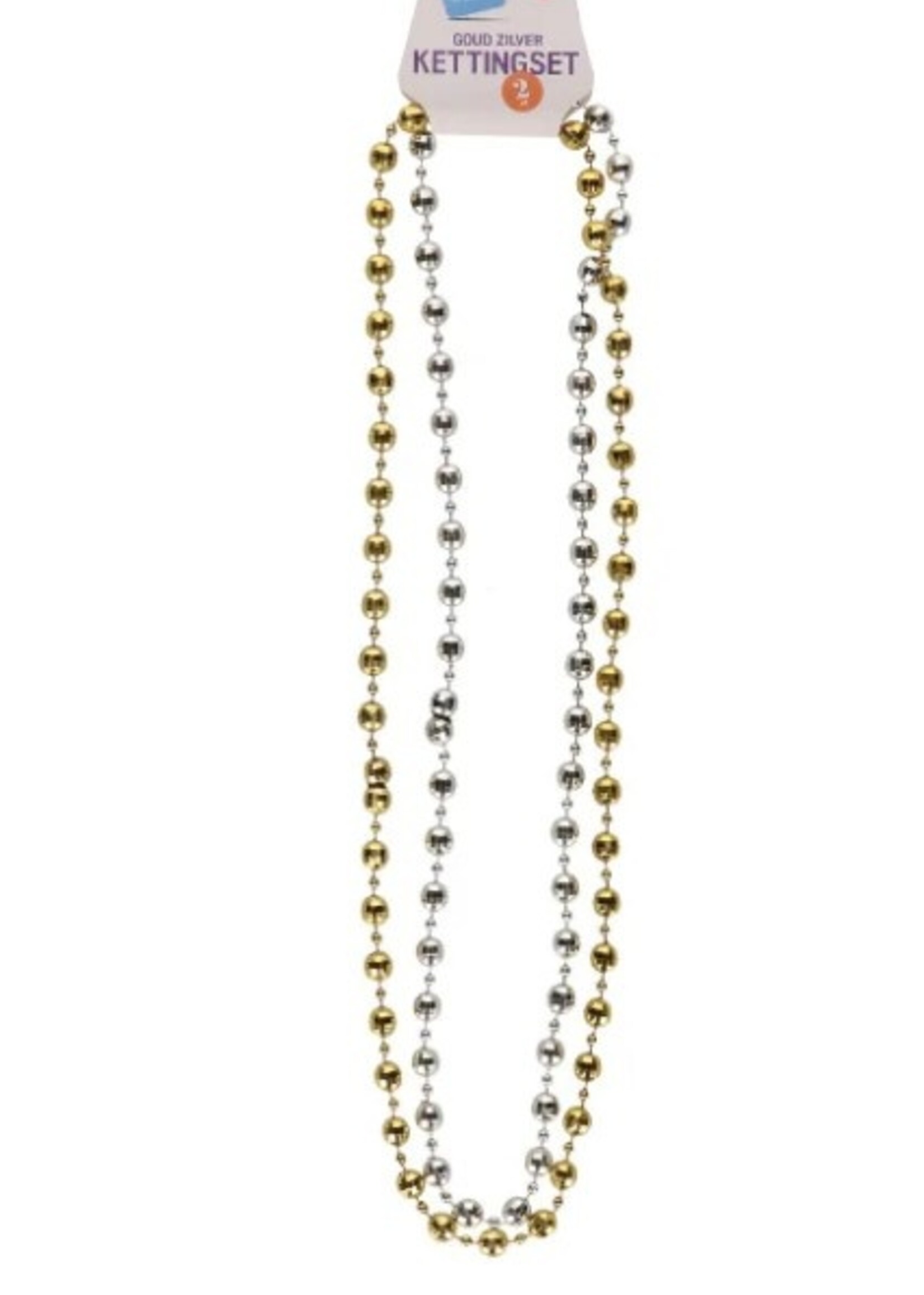 Party Planet Kettingen goud en zilver