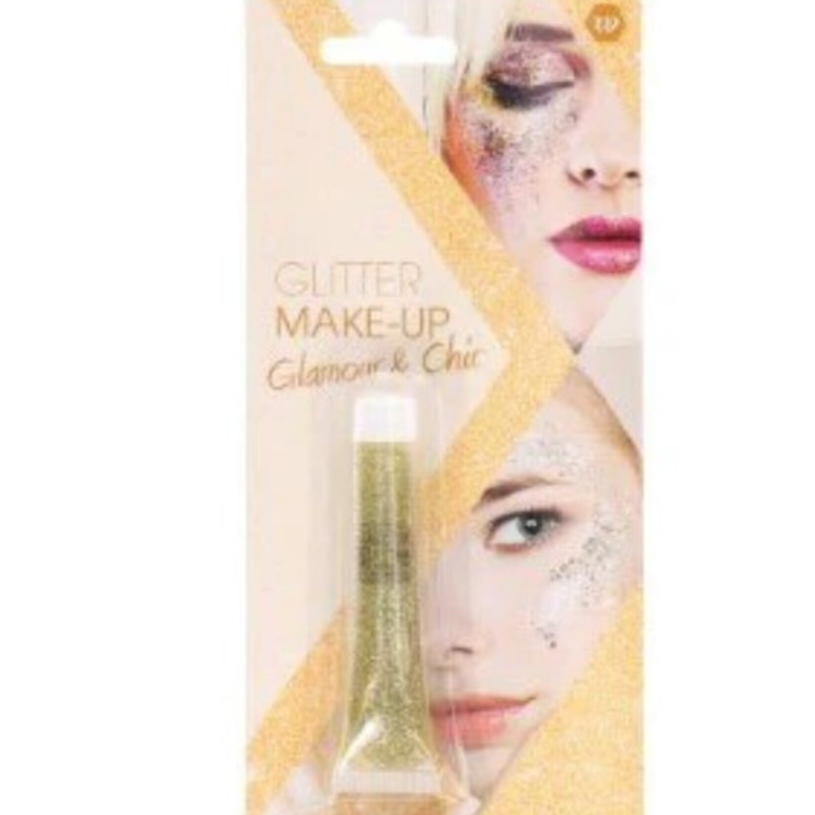 Party Planet Glittergel make-up kleine glitter goud