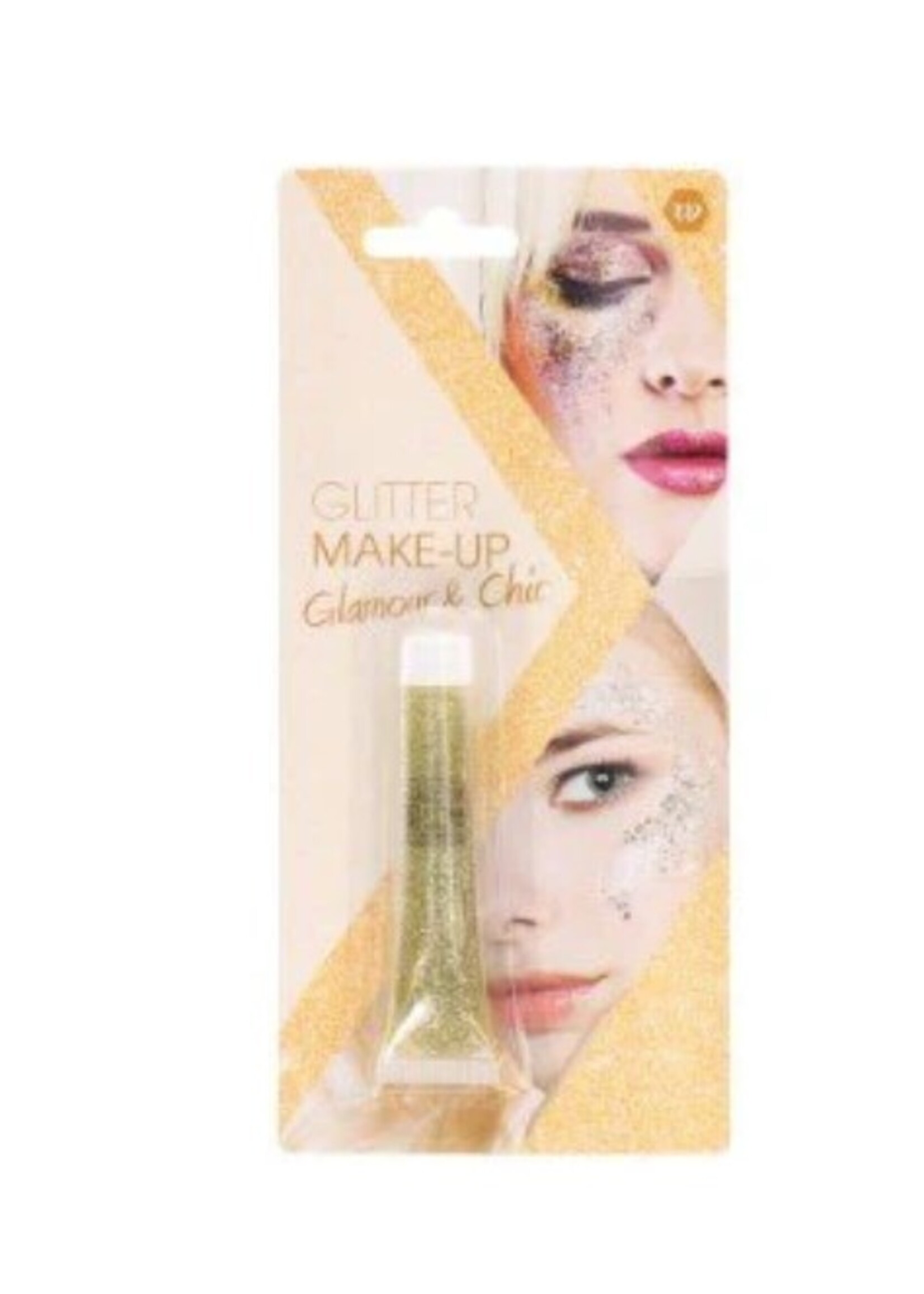 Party Planet Glittergel make-up kleine glitter goud