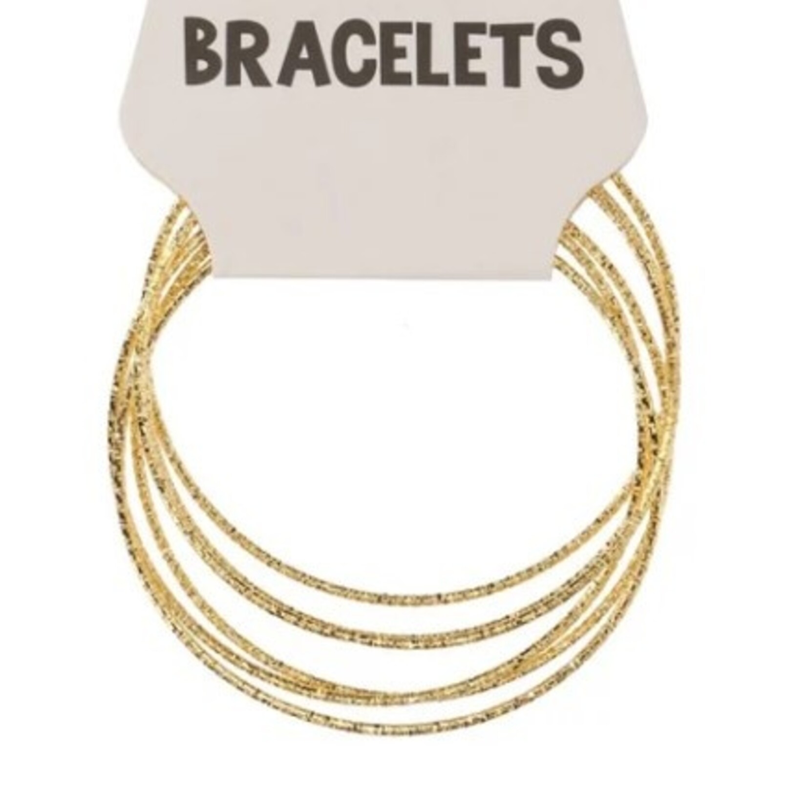 Party Planet Armbanden dun goud 6st